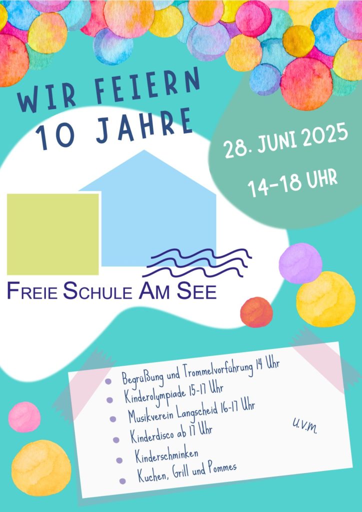 plakat schulfest fsas