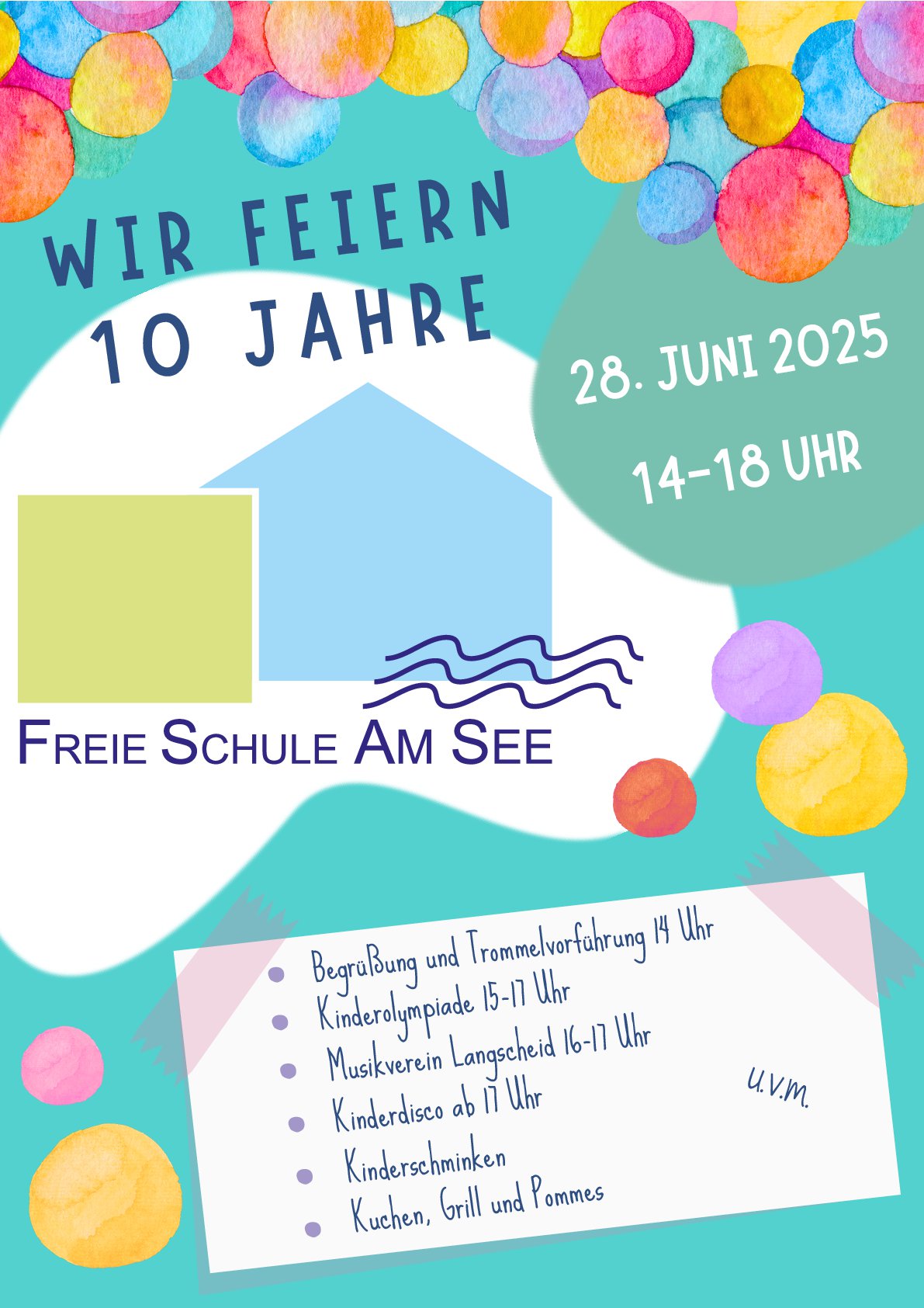 plakat schulfest fsas